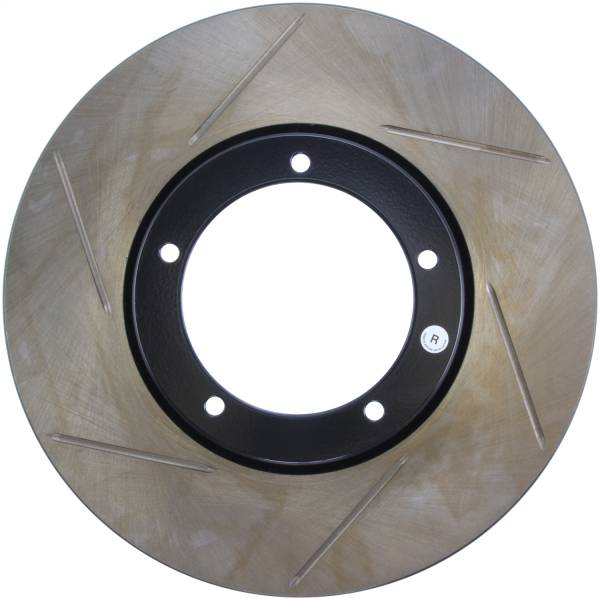 StopTech - StopTech Sport Slotted Brake Rotor; Front Left
