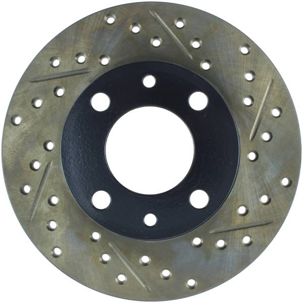 StopTech - StopTech Sport Drilled/Slotted Brake Rotor; Front and Rear Left