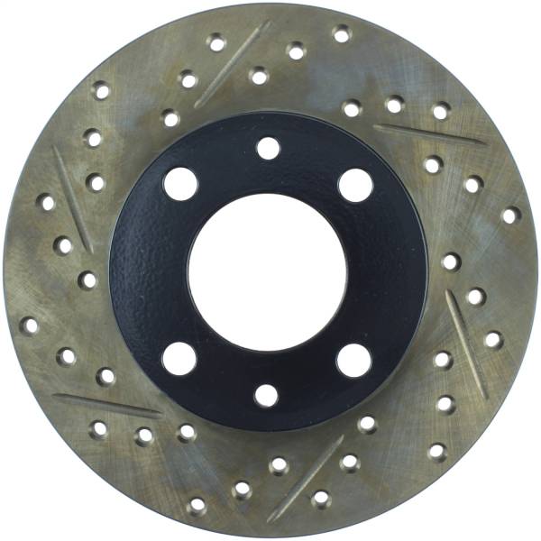 StopTech - StopTech Sport Drilled/Slotted Brake Rotor; Front and Rear Right