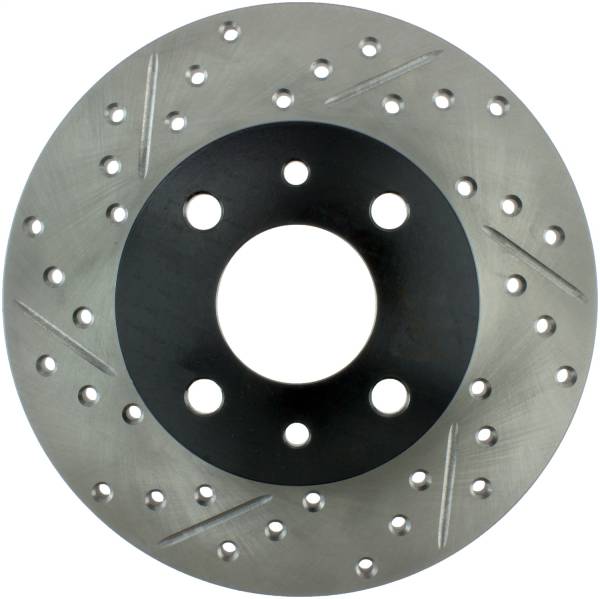 StopTech - StopTech Sport Drilled/Slotted Brake Rotor; Front and Rear Right