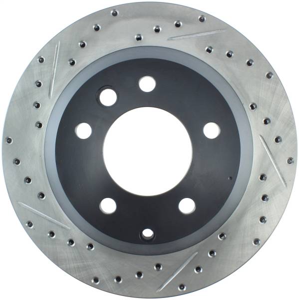 StopTech - StopTech Sport Drilled/Slotted Brake Rotor; Rear Right