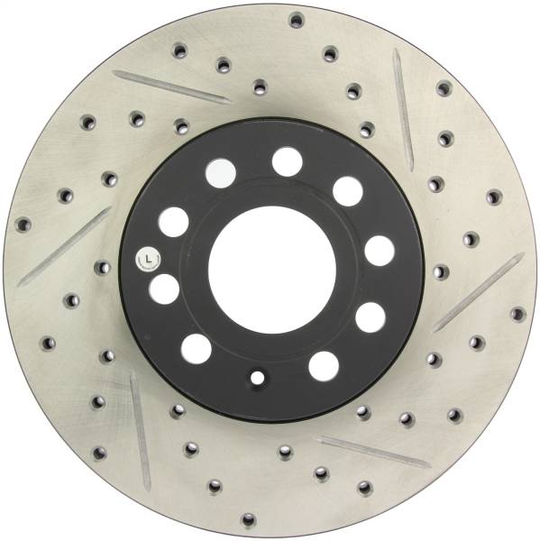StopTech - StopTech Sport Drilled/Slotted Brake Rotor; Front and Rear Left