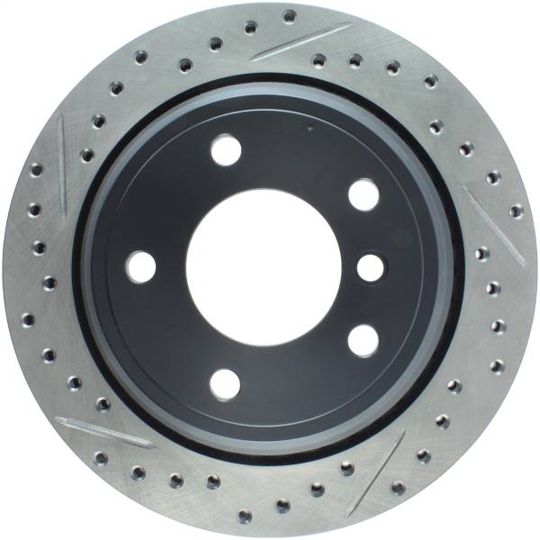 StopTech - StopTech Sport Drilled/Slotted Brake Rotor; Rear Right