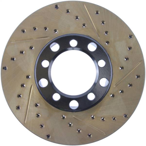 StopTech - StopTech Sport Cryo Drilled/Slotted Brake Rotor; Front Left