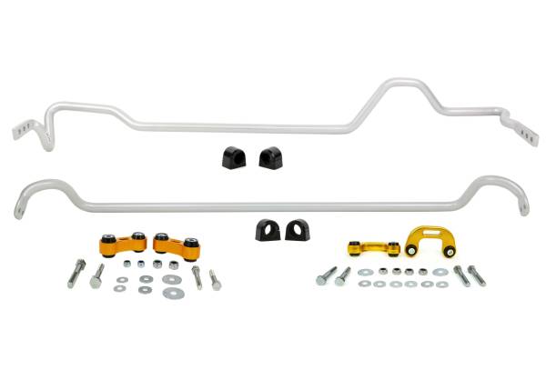 Whiteline - Whiteline 93-01 Subaru Impreza L / 98-01 Subaru Impreza RS Front & Rear Sway Bar Kit - BSK004