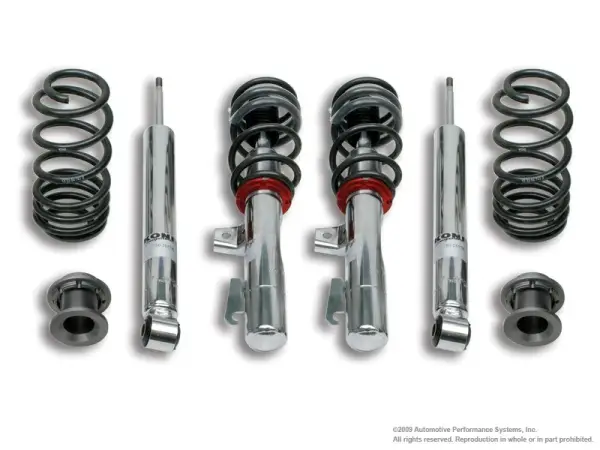 KONI - Koni 1150 KONI Coil-over Kit- 4 adjustable chrome dampers, 4 height lowering springs - 1150 5080-1