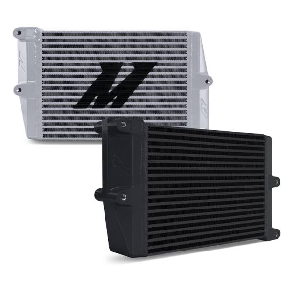 Mishimoto - Mishimoto Heavy-Duty Oil Cooler - 10in. Opposite-Side Outlets - Silver - MMOC-OO-10SL