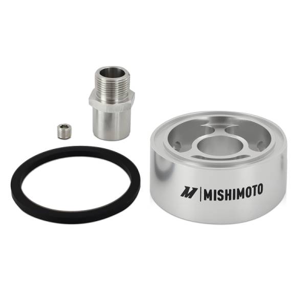 Mishimoto - Mishimoto Oil Filter Spacer 32mm M22 x 1.5 Thread - Silver - MMOC-SPC32-M22SL