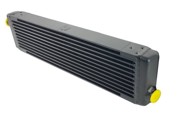 CSF - CSF Universal Signal-Pass Oil Cooler (RSR Style) - M22 x 1.5 - 24in L x 5.75in H x 2.16in W - 8111