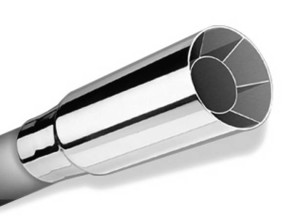 Borla - Borla Universal Polished Tip Single Round Intercooled (inlet 2in. Outlet 2 1/2in) - 20102
