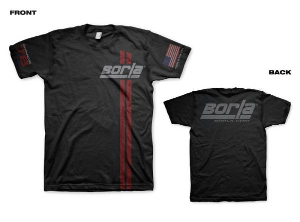 Borla - Borla Since 78 Stripe T-Shirt XL - 21544