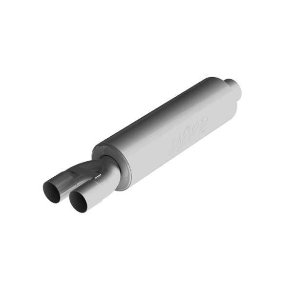 MBRP - MBRP Universal 3in ID Inlet 2.5in ID Outlet 30.5in Chambered Aluminum Muffler (NO DROPSHIP) - GP122107
