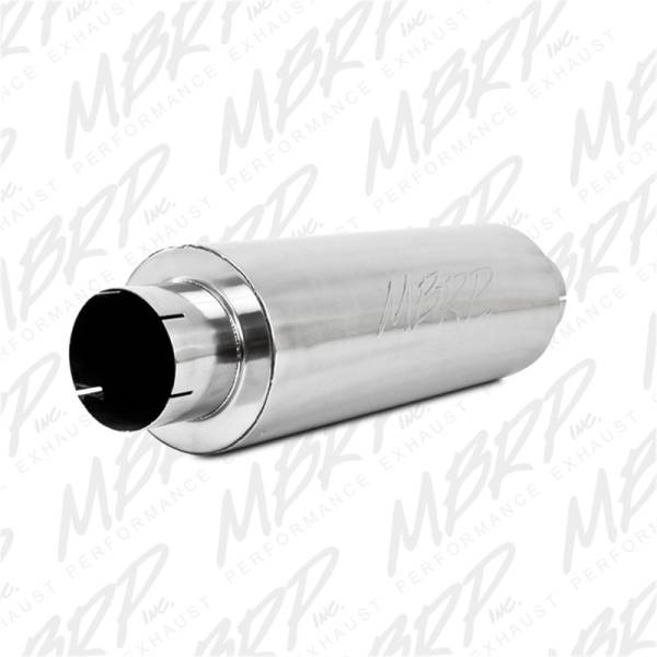 MBRP - MBRP Universal Quiet Tone Muffler 5in Inlet /Outlet 8in Dia Body 31in Overall - M2220A