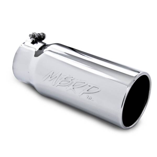 MBRP - MBRP Universal Tip 5 O.D. Rolled Straight 4 inlet 12 length - T5050