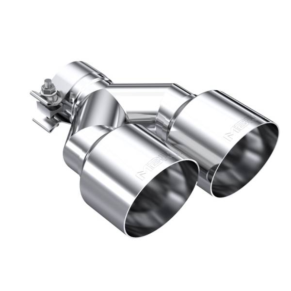 MBRP - MBRP Universal T304 SS Dual Tip 4in OD/2.5in Inlet - T5178