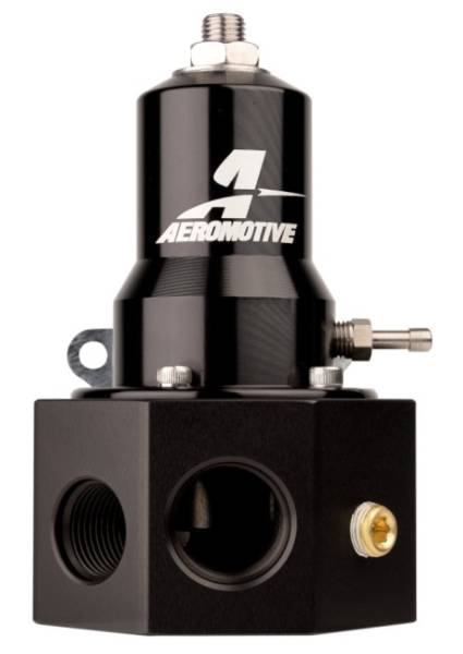 Aeromotive - Aeromotive Adjustable Fuel Pressure Regulator 30-120PSI .313 Valve -3x -8 / 1x -10 Inlet -10 Return - 13145