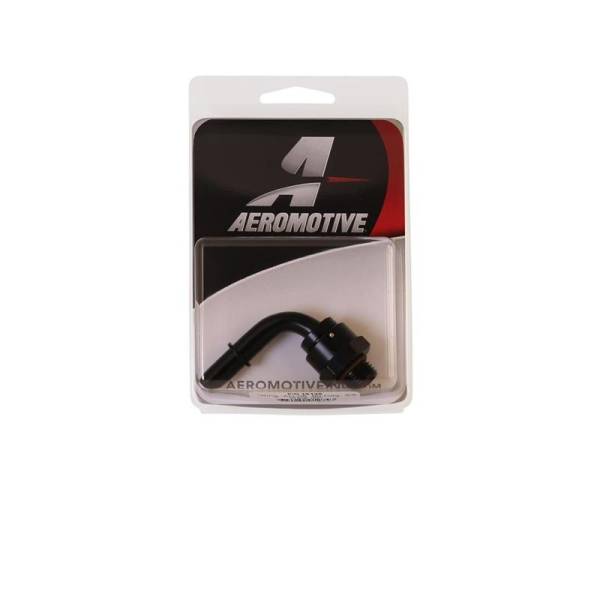 Aeromotive - Aeromotive Fitting - AN-06 - 90 Degree - 3/8 Male Quick Connect - 15135