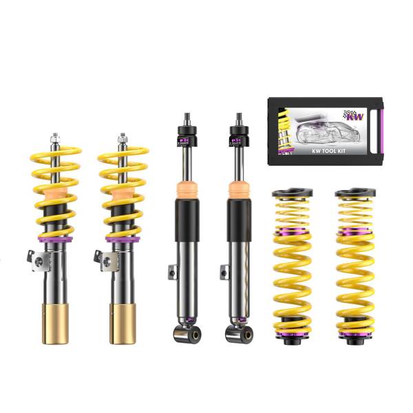 KW - KW Height Adjustable Coilovers with Independent Compression and Rebound Technology Coilover Kit - 352200ER