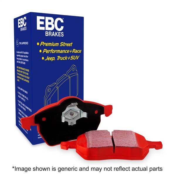 EBC Brakes - EBC Brakes Redstuff Ceramic Low Dust Brake Pads FMSI Pad No. D2162 - DP32408C