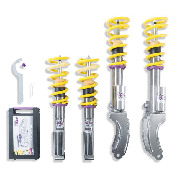 KW - KW Coilover Kit V3 Porsche Cayenne (9PA) incl. Cayenne S w/o PASM - 35271014