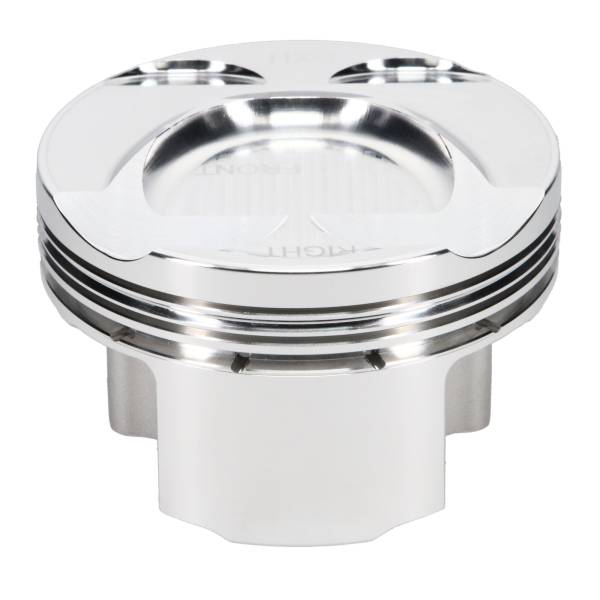 JE Pistons - JE Pistons Nissan VR30DDTT 86mm Bore 10.2:1 CR -3cc Dish - Set of 6 - 346348