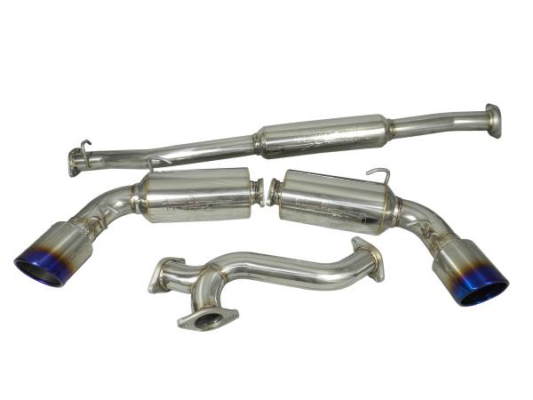 Injen - Injen 13-20 Subaru BRZ/Toyota 86 2.0L 4cyl SS CB Exhaust w/ Dual Injen Embossed Muffler - SES1230TT