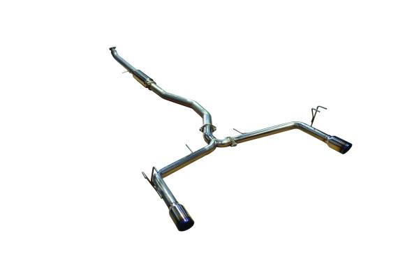 Injen - Injen 16-20 Honda Civic 1.5L Turbo 4Cyl (Sedan) 63mm SS Cat-Back Exhaust w/ Dual Burnt Titanium Tips - SES1572TT
