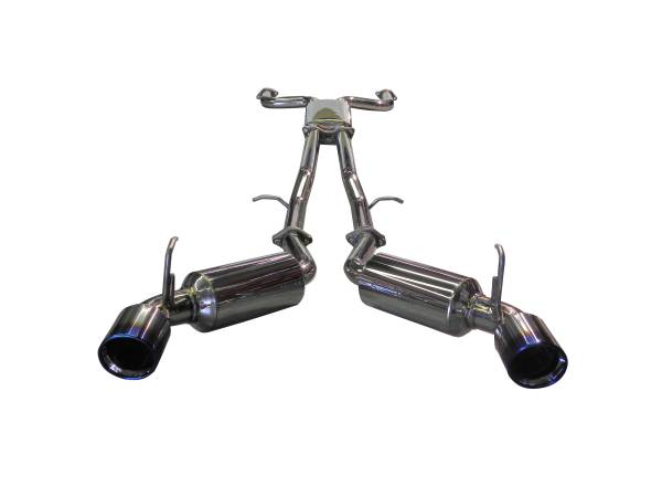 Injen - Injen 09-20 Nissan 370Z Dual 60mm SS Cat-Back Exhaust w/ Built In Resonated X-Pipe - SES1989TT