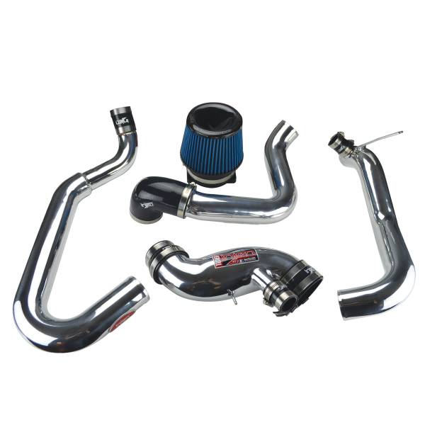 Injen - Injen 03-06 Evo 8/9/MR Cast Aluminum Intake System w/ Full Intercooler Piping Polished Short Ram Int - SP1898P