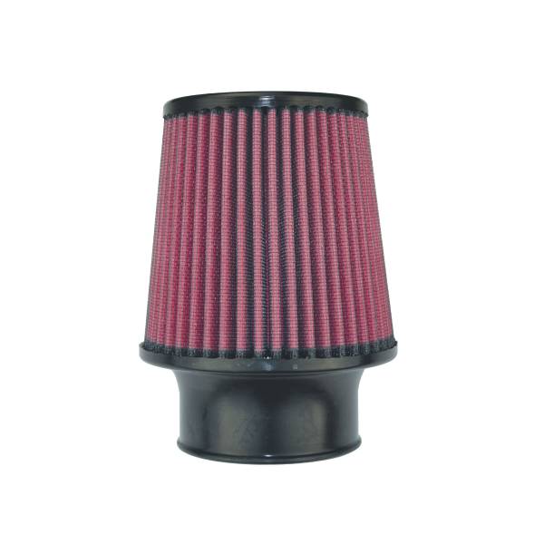 Injen - Injen High Performance Air Filter - 3.00 Black Filter 6 Base / 5 Tall / 4 Top - 45 Pleat - X-1017-BR