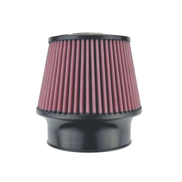 Injen - Injen High Performance Air Filter - 4.50 Black Filter 6.75 Base / 5 Tall / 5 Top - X-1018-BR