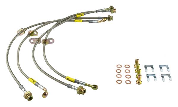 Goodridge - Goodridge 12-15 Chevrolet Camaro (ZL1 Only) Stainless Steel Brake Line Kit - 12227