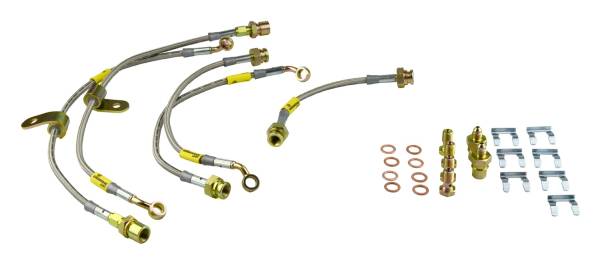 Goodridge - Goodridge 09-12 Cadillac CTS-V (All CTS-V w/ Brembo Brakes) Stainless Steel Brake Line Kit - 12238