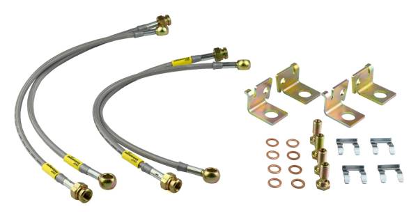 Goodridge - Goodridge 06-13 Chevrolet Corvette Z06/ZR1/Grand Sport Stainless Steel Brake Line Kit - 12291