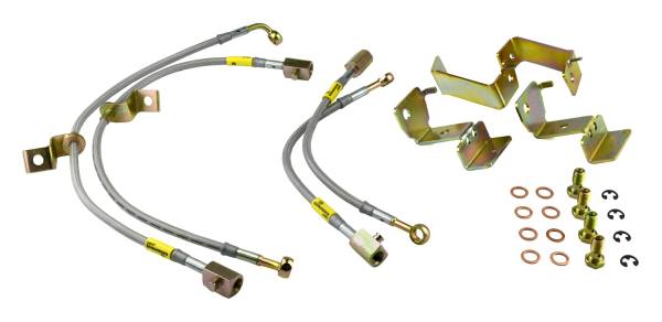 Goodridge - Goodridge 05-14 Ford Mustang (w/ABS) Stainless Steel Brake Line Kit - 12364