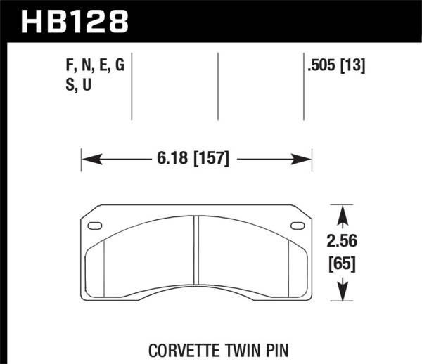 Hawk Performance - Hawk Performance Blue 9012 Disc Brake Pad