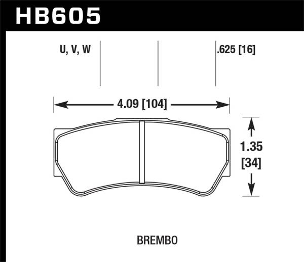 Hawk Performance - Hawk Performance DTC-30 Disc Brake Pad