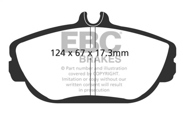 EBC - EBC 94-00 Ford Taurus 3.0 Greenstuff Front Brake Pads - DP21246