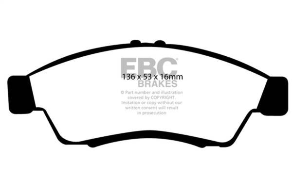 EBC - EBC 06-07 Suzuki Aerio 2.3 Greenstuff Front Brake Pads - DP21390