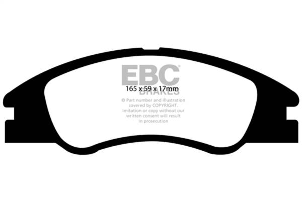 EBC - EBC 04-09 Kia Spectra 1.8 Greenstuff Front Brake Pads - DP21568