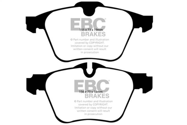 EBC - EBC 2016-2018 Volvo S60 2.0L Turbo Greenstuff Front Brake Pads - DP21912
