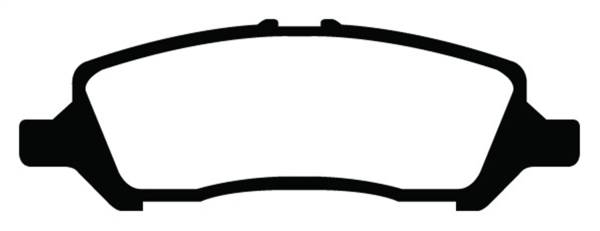 EBC - EBC 12+ Dodge Dart 1.4 Turbo Greenstuff Rear Brake Pads - DP23009