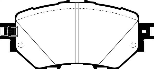 EBC - EBC 14+ Mazda 3 2.0 (Mexico Build) Greenstuff Front Brake Pads - DP23033