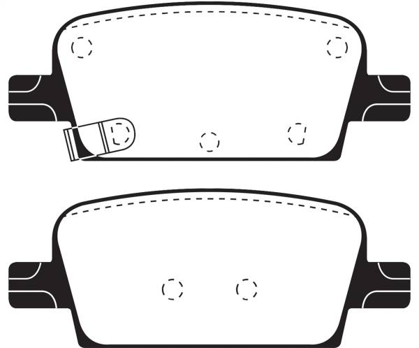 EBC - EBC 2016+ Chevrolet Malibu 1.5L Turbo (Mech PB) Greenstuff Rear Brake Pads - DP23073