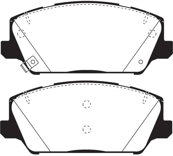 EBC - EBC 2017+ Kia Cadenza 3.3L Greenstuff Front Brake Pads - DP23082