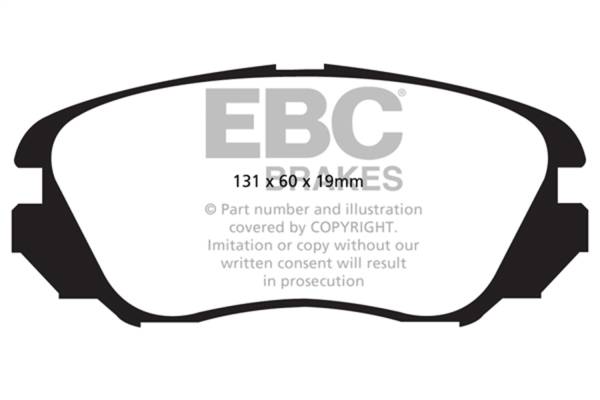 EBC - EBC 10+ Buick Allure (Canada) 3.0 Redstuff Front Brake Pads - DP32013C