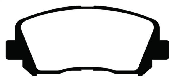 EBC - EBC 15+ Chrysler 200 2.4 Redstuff Front Brake Pads - DP33007C