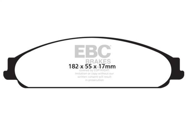 EBC - EBC 04-07 Ford Five Hundred 3.0 Yellowstuff Front Brake Pads - DP41730R