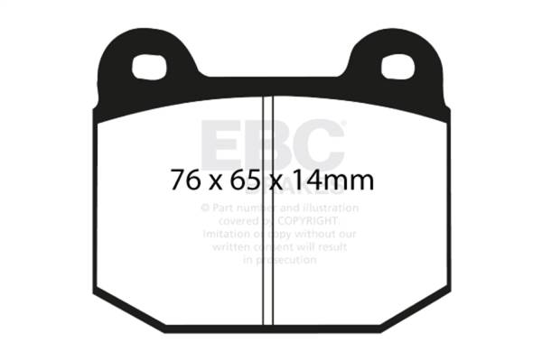 EBC - EBC 03-04 Infiniti G35 3.5 (Manual) (Brembo) Bluestuff Rear Brake Pads - DP51537NDX