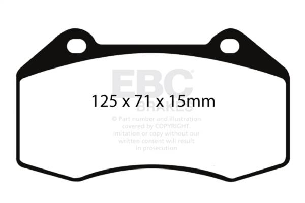 EBC - EBC 08-10 Chevrolet Cobalt SS Bluestuff Front Brake Pads - DP51539NDX